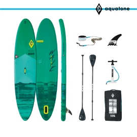 SET paddleboard Aquatone Wave plus 12, zelená
